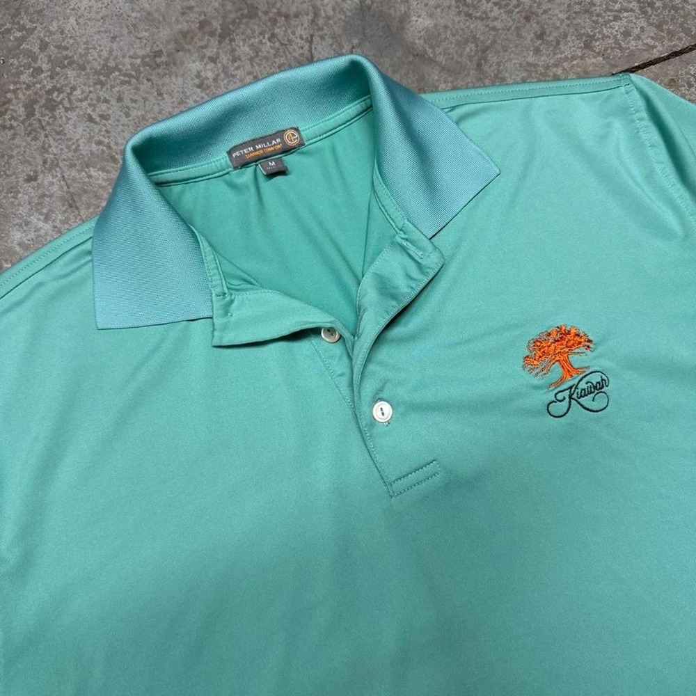 Peter Millar Summer Comfort Men's Performance Golf Polo Kiawah Island Sz Medium